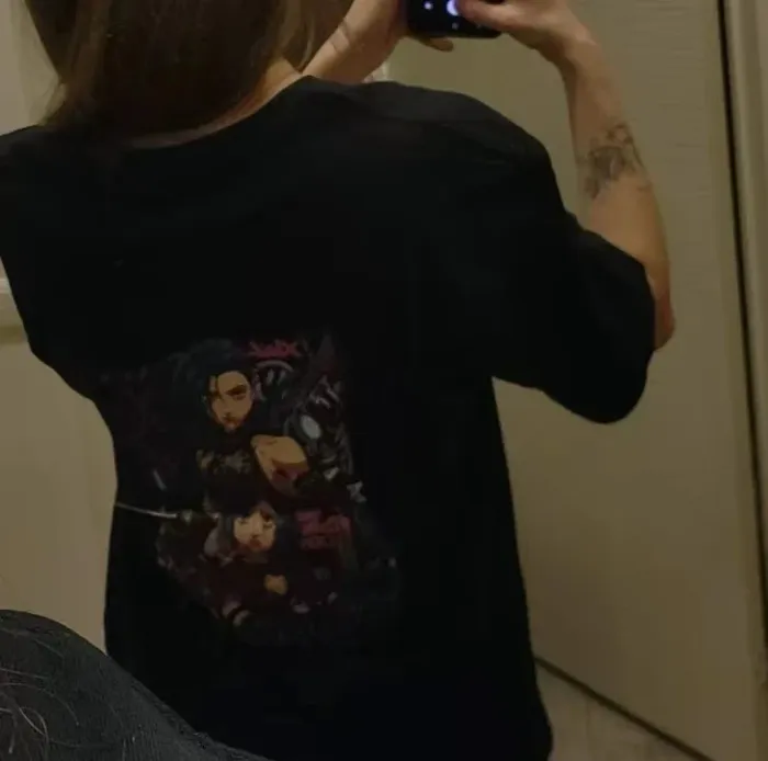 T Shirt Jinx Powder Arcane League of Legends - photo numéro 2