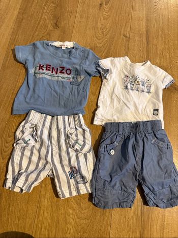 2 ensembles été bébé garçon 3 mois KENZO
