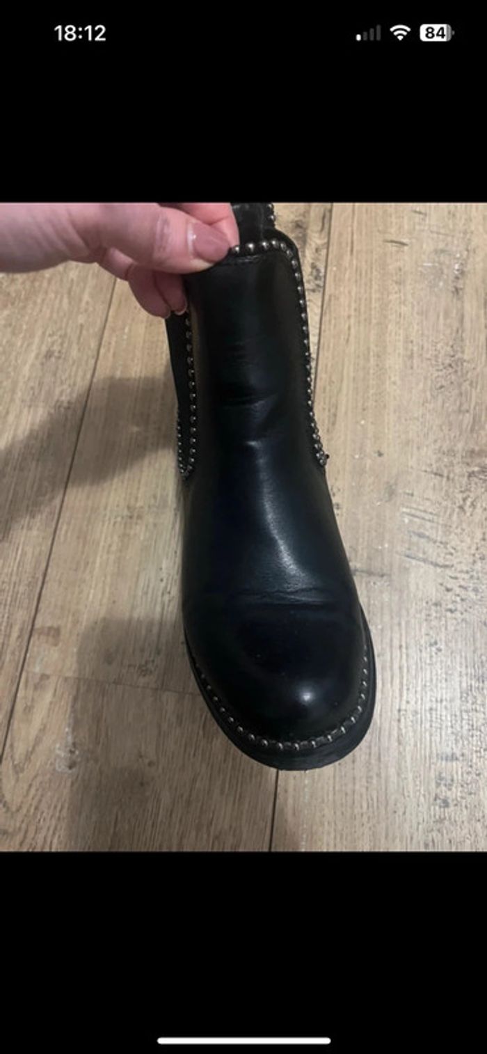 Bottines ERYNN noires à clous – Look rock parfait pour la rentrée – T36 - photo numéro 6