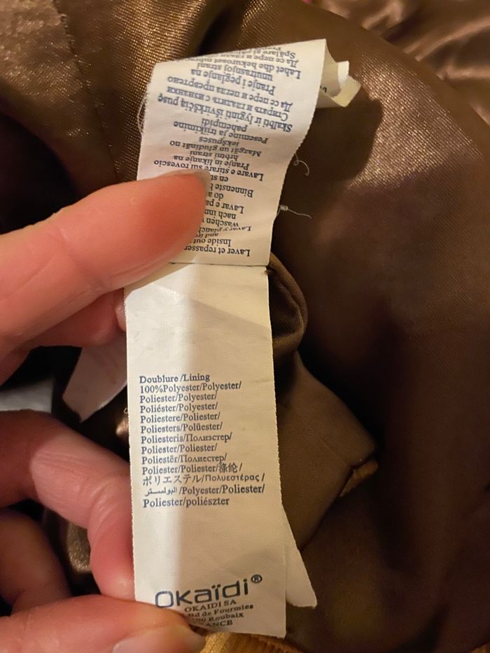 Veste chaude velours fille Okaïdi 8 ans - photo numéro 5