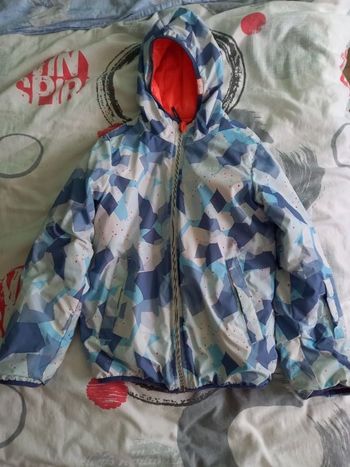 Blouson fille 10 ans réversible