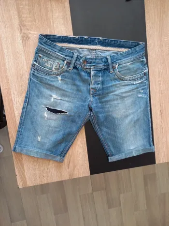 Short en jean homme 38/40