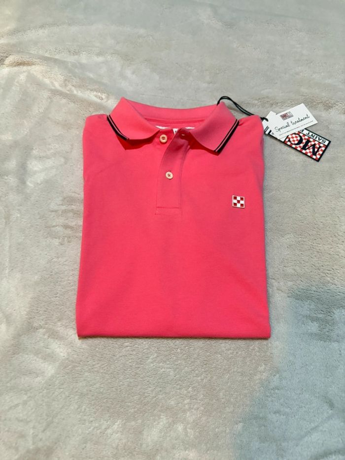 MC2 Saint Barth - Polo "Beverly Hills » Rose, taille S