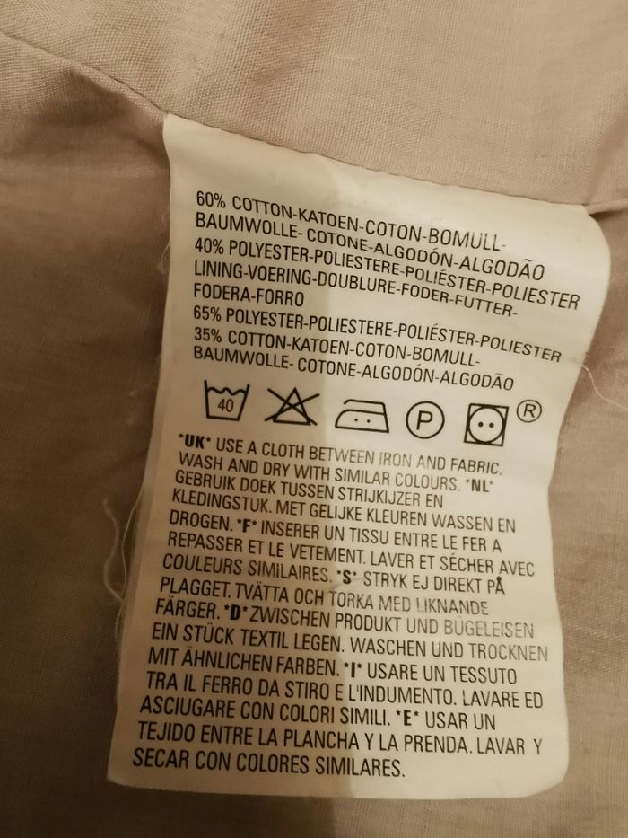 Blouson léger beige Levi's T XL - photo numéro 8