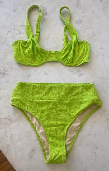 Maillot 2 pièces taille haute