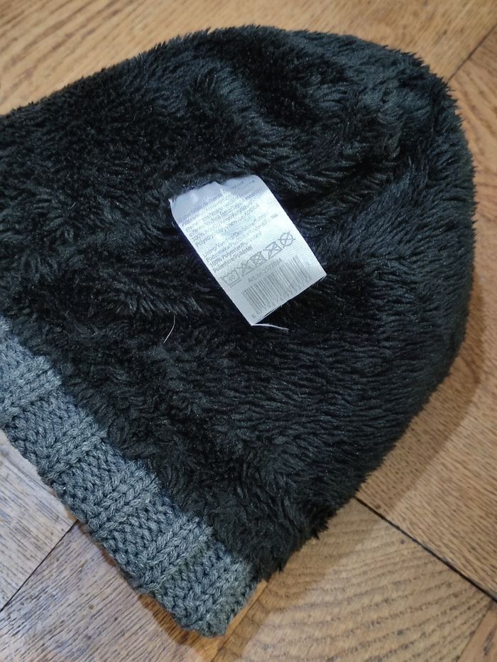 Bonnet à pompon garçon gris hiver - photo numéro 3