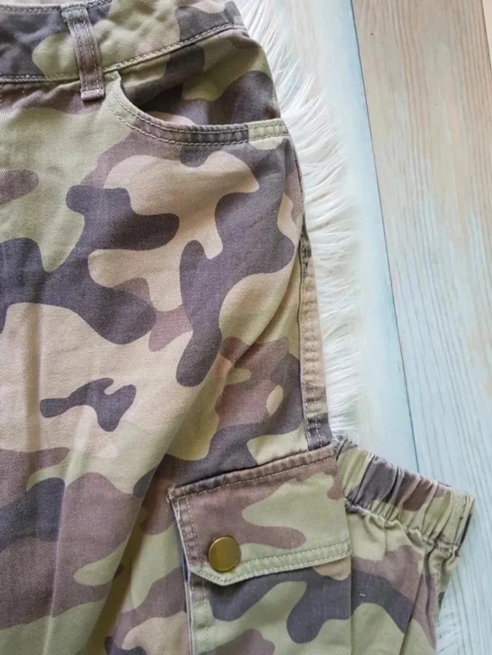 Pantalon newlook militaire kaki taille 38 excellent état - photo numéro 12