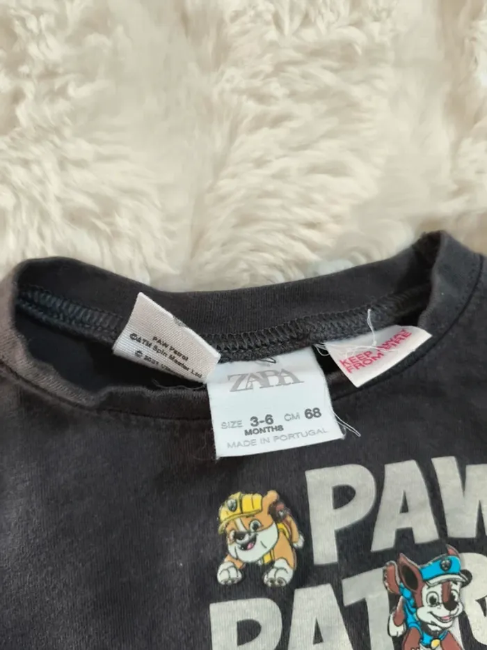 Lot 2 t-shirts Zara bébé 3–6 mois - photo numéro 4