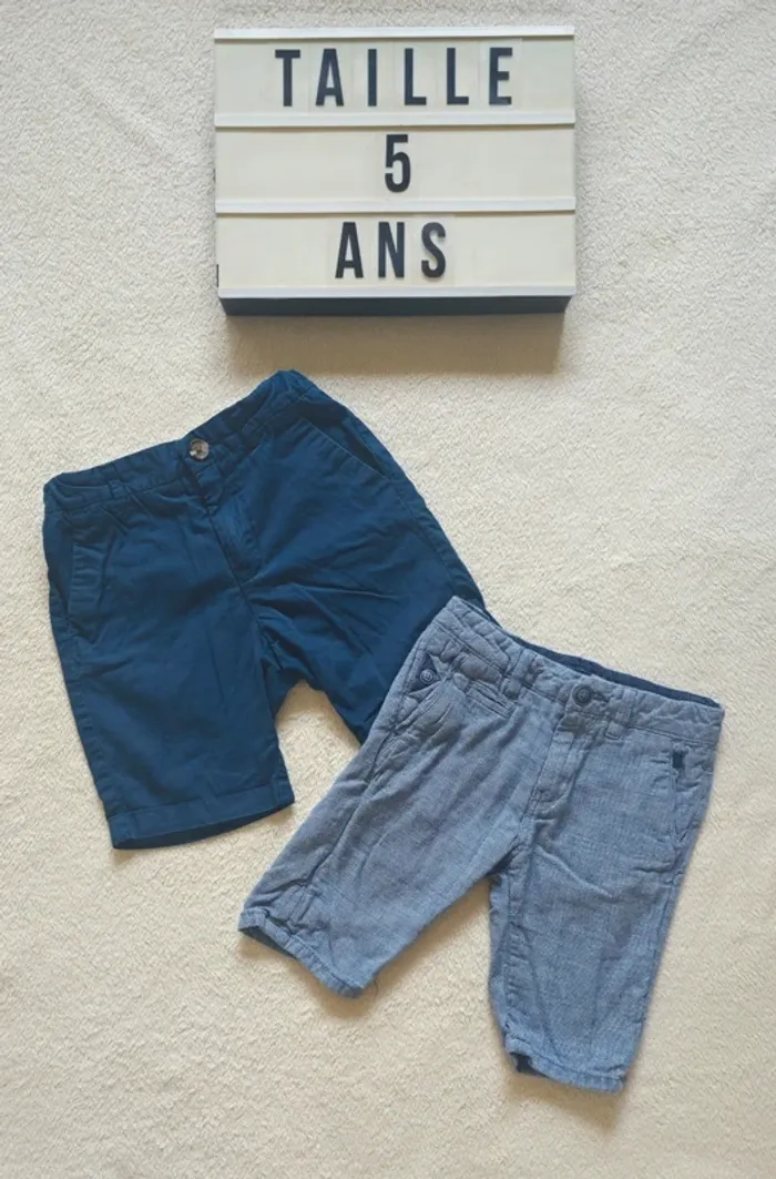 Lot de shorts taille 5 ans 🩳