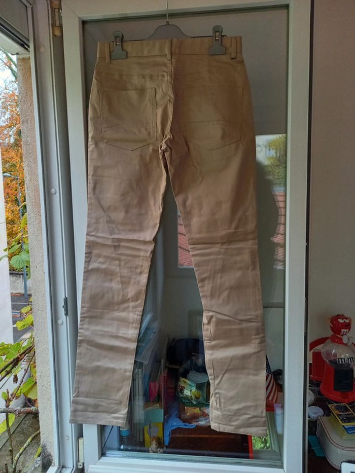 Pantalon beige slim devred - photo numéro 2