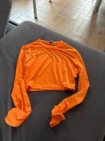 Crop top manche longue