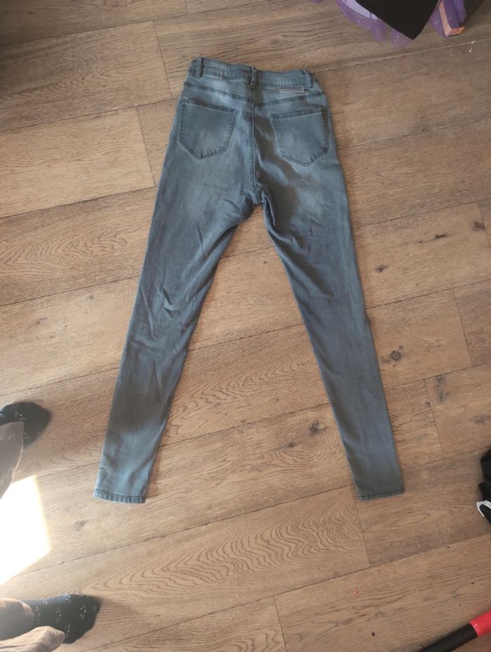 Jean skinny taille haute clouté ikks 16 ans - photo numéro 7