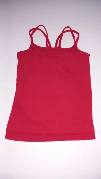 Débardeur rouge girls