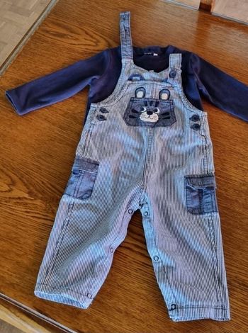 Ensemble salopette 12mois