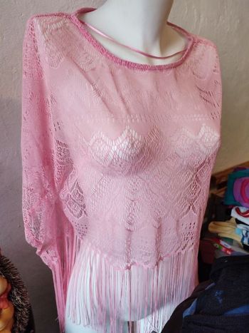 #kytietailleuniquefemme. Top frange taille unique