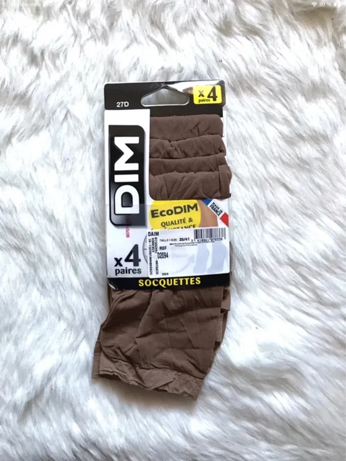 Lot de 8 Socquettes EcoDim neuves avec emballage - photo numéro 5