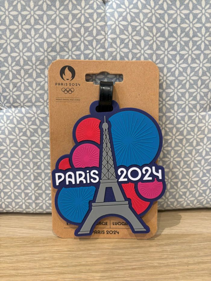 Etiquette à Bagages "Tour Eiffel Standard" JO Paris 2024
