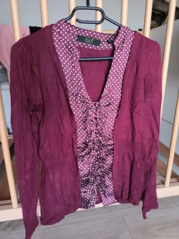 Haut femme Bordeaux