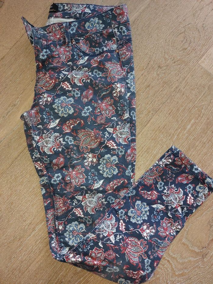 Jean motif cashemire