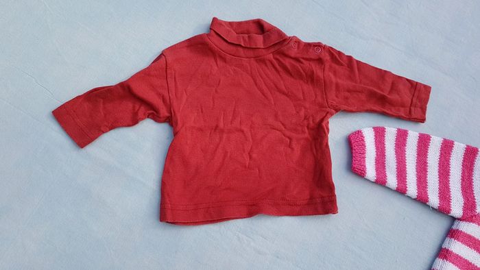 Lot pull et sous-pull fille 6 mois - photo numéro 2