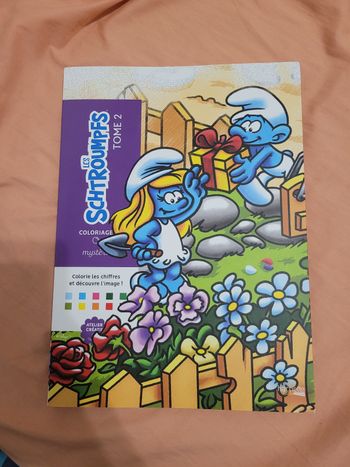 Coloriage mystere Les Schtroumpfs tome 2 NEUF