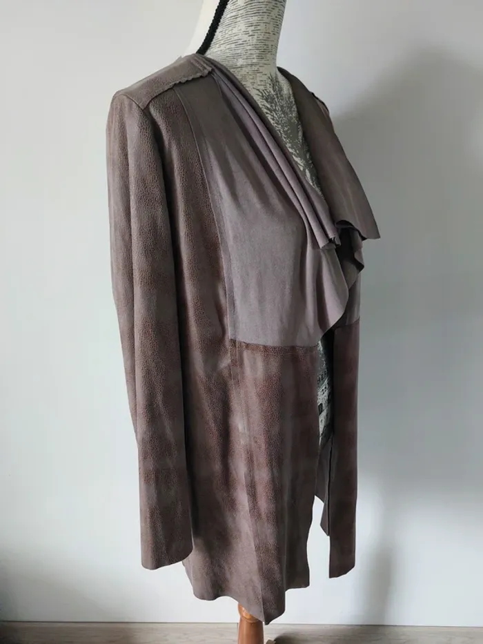 Veste fine marron - photo numéro 3