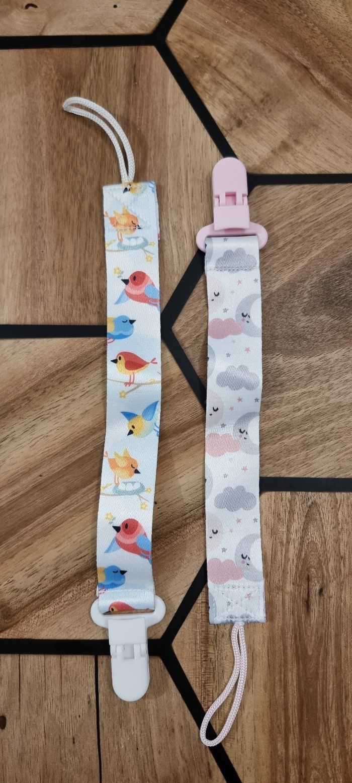 Lot de 2 attaches tétines pour bébé