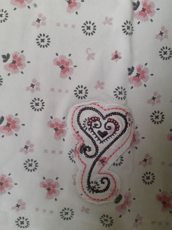 Sweet crème motif fleurs roses et marron - photo numéro 2