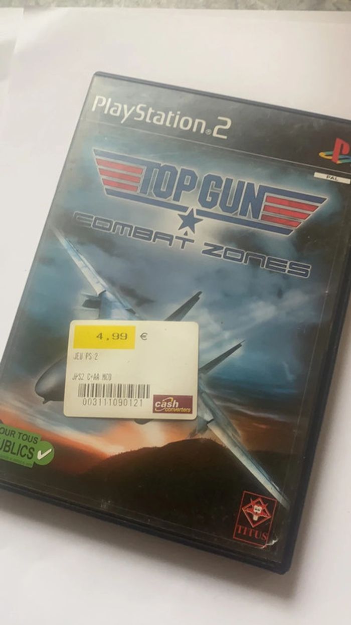 top gun combat zones ps2 - photo numéro 1