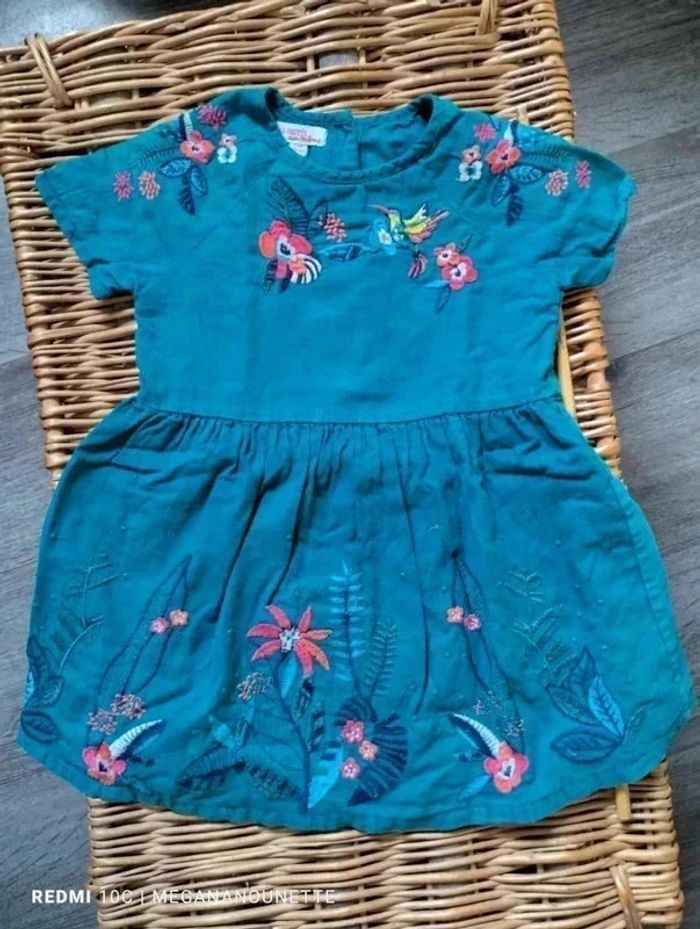 👗 Robe brodée fille - Du Pareil au Même - Taille 3 ans