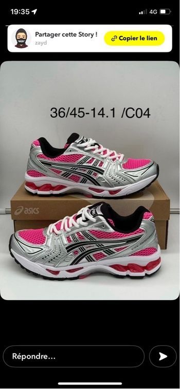 Asics gel rose kayano 14 jamais porté 38
