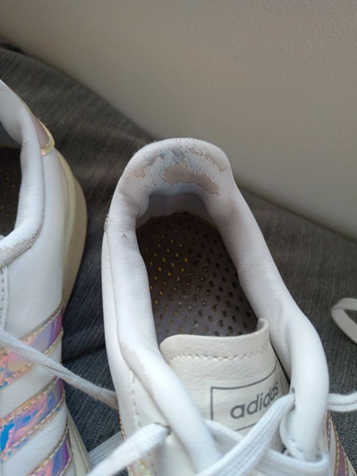 Baskets adidas taille 38 2/3 coloris blanc - photo numéro 7
