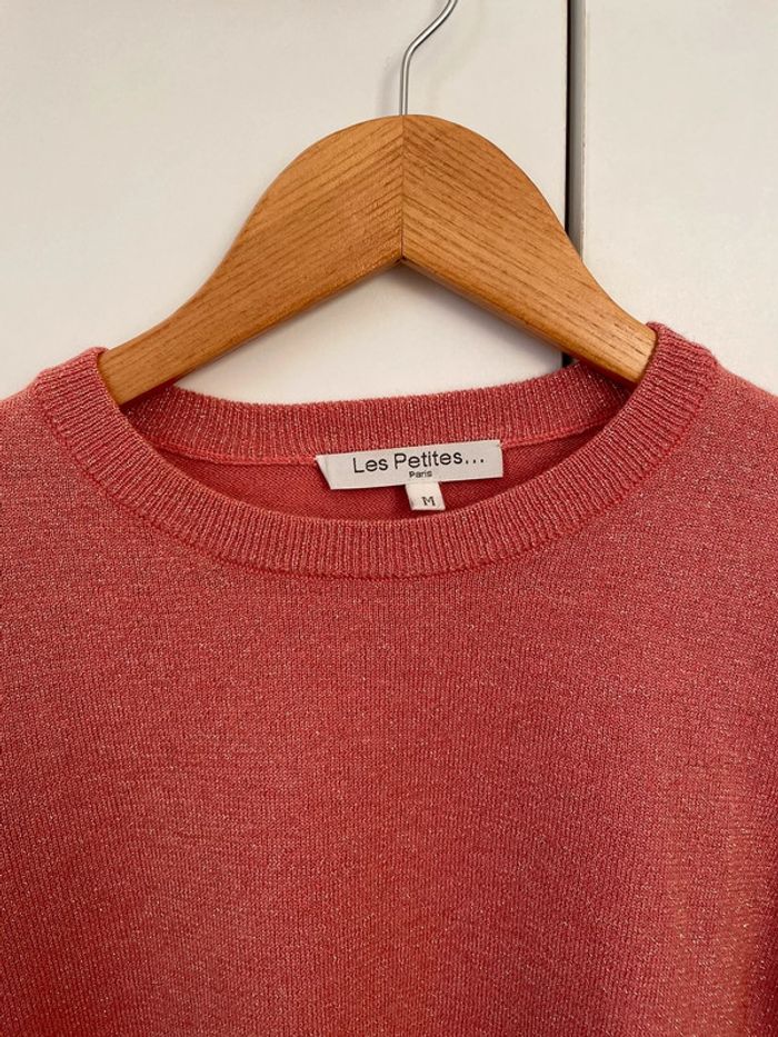 Pull brillant rose Les Petites M - photo numéro 2