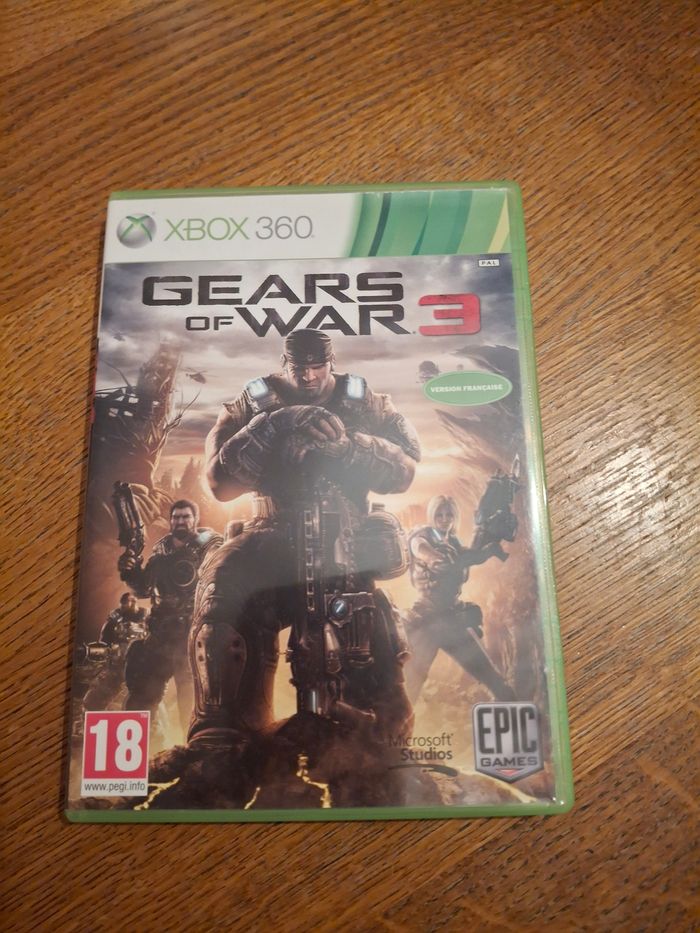 Jeu xbox 360 gears of war 3