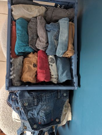 Lot pantalons/salopettes garçon 18 mois