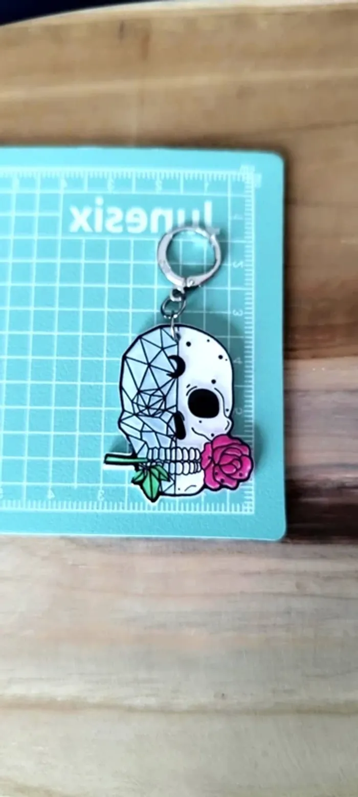 Boucles d'oreilles Halloween Tête de mort - photo numéro 3