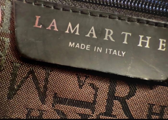 Sac Lamarthe vintage en cuir noir - photo numéro 2