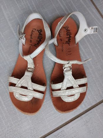 Nu-pieds/sandales fille T33 TBE général  de marque Bellamy