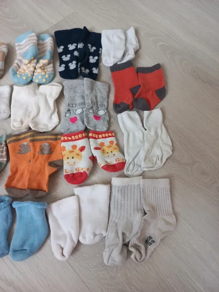 Lot de 16 paires de chaussettes bébé garçon - photo numéro 3