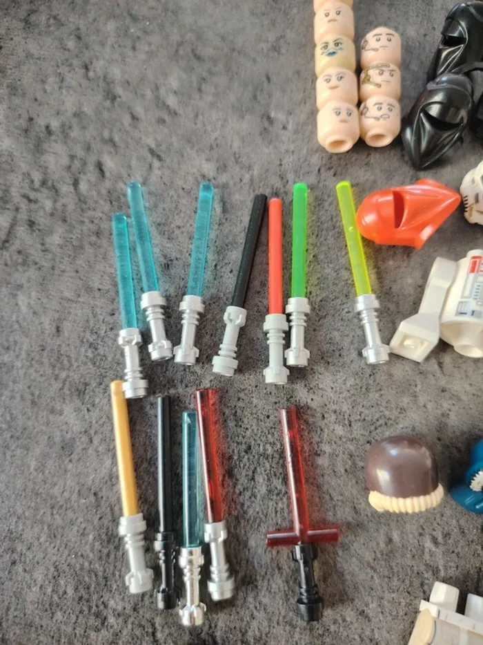 Lot vrac lego star wars pièces détachées incomplètes - photo numéro 2