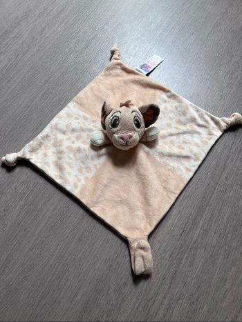 Doudou plat Simba crème neuf sans étiquette