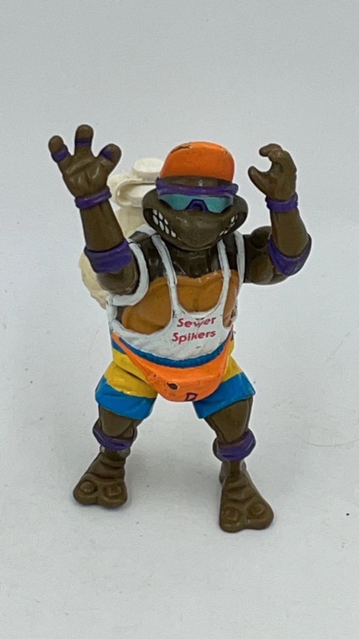 Figurine Tortue Ninja TMNT Spike’n Volley Don Playmates Toys 1992 - photo numéro 5