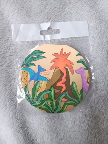 Carnet rond dinosaure