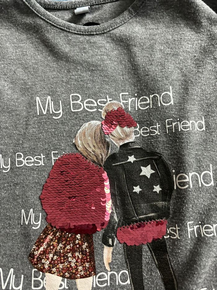 Teeshirt manche longue réversible - photo numéro 2