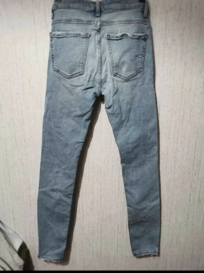 Jean effet usé taille 36 Zara Woman - photo numéro 6