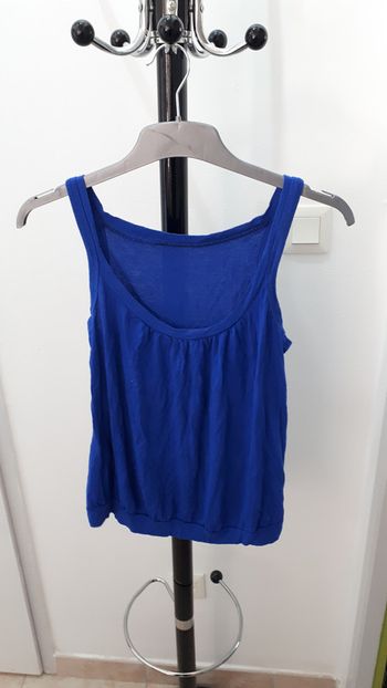Débardeur bleu foncé taille M