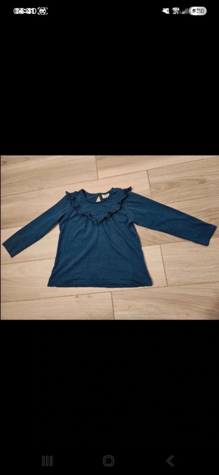 Lot 7 tshirts manches longues fille (4ans) - photo numéro 4