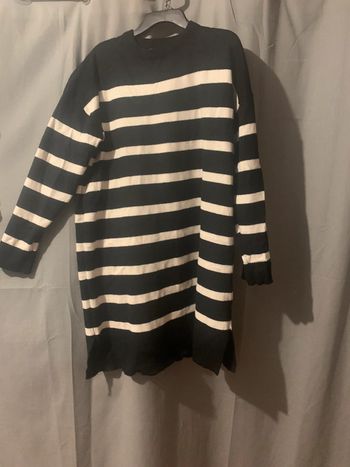 Robe pull rayé