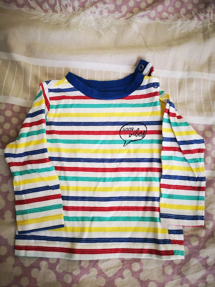 #t-shirt ML garçon 9 mois