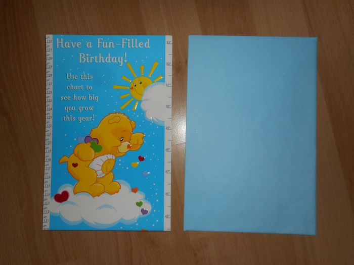 Grande Carte Toise d'Anniversaire BISOUNOURS - photo numéro 2
